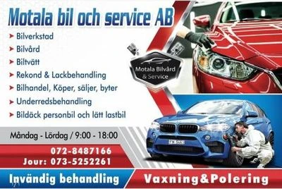 Omslagsbild för MOTALA BIL OCH SERVICE AB