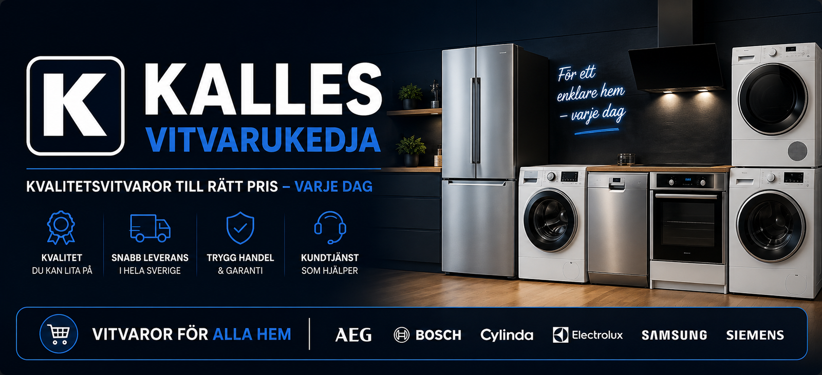 Omslagsbild för Kalles Vitvarukedja AB