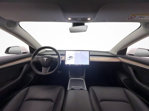 Tesla Model 3, instrumentpanel