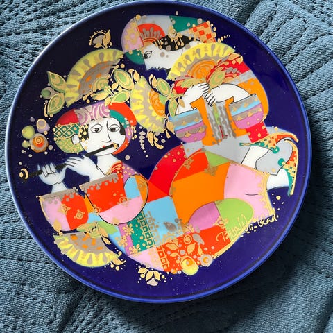 Rosenthal Studio-Linie vas – Bjørn Wiinblad – 18 cm – Vintage