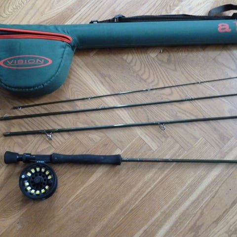 ABU Svängsta Feralite 856 Zoom Flugspö Vintage Made in Sweden