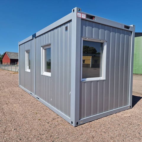 Kontorsmodul / Bod / Container öppen 18kvm | Blocket