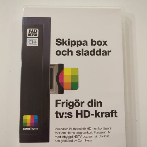 Tele2 Com hem TV-modul för HDTV | Blocket