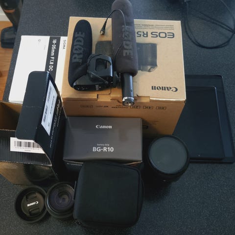 Canon EOS R med objektiv: RF 24-70mm 2.8 och RF 35mm 1.8 | Blocket