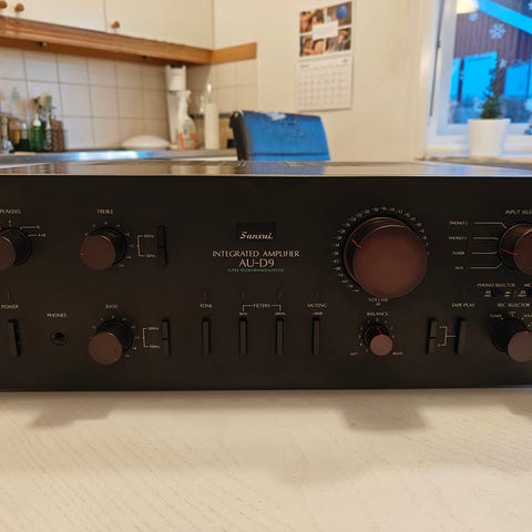 Sansui 9090DB stereo receiver träkabinett | Blocket