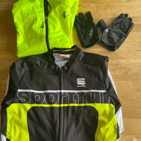 Veste Cyclisme Gore Bike Wear Softshell Coupe-vent, Noire/rouge, Taille L, Homme
