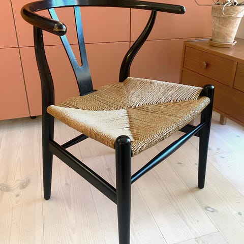 Carl Hansen Y-stol matstol trä naturflätad sits | Blocket