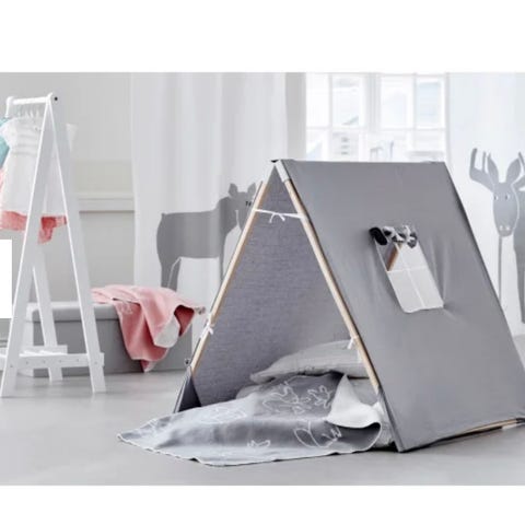 IKEA lektält röd vit blå | Blocket