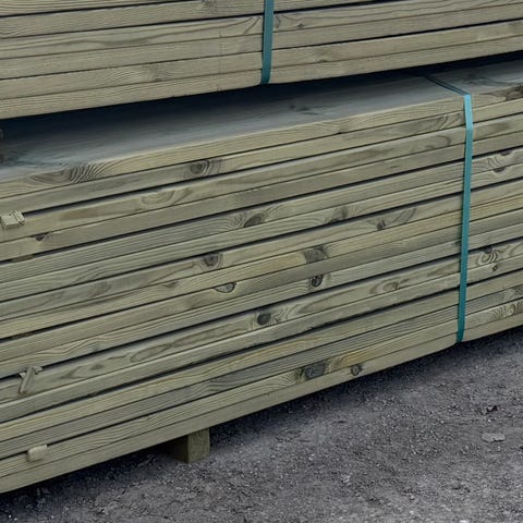 Trädgårdsskylt trä vit med text 