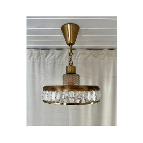 CARL FAGERLUND. Taklampa, glas, 