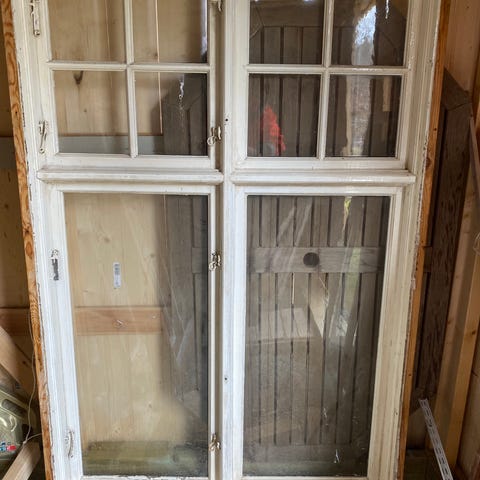 Gamla kopplade fönster med karm | Blocket