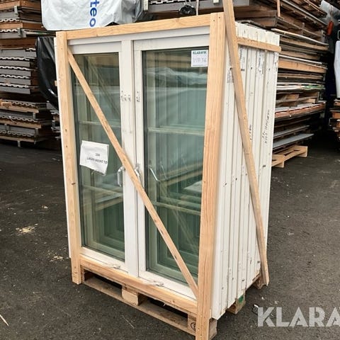 Venster/inklapbaar en kantelbaar frame voor 1 glazen blok 19 x 19 x 8 cm | Verkoopeenheid 1 raam per 1 glazen blok