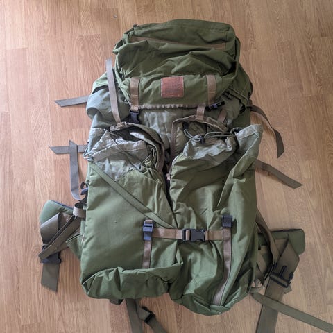 Snigel 50L Mission Backpack ryggsäck grön | Blocket