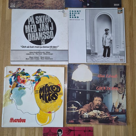 Stort parti vinylskivor LP och singlar | Blocket