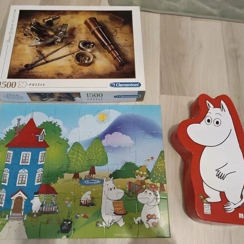 Mumin 3x1000 pussel | Blocket