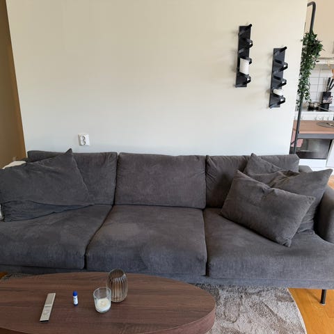Röd soffa IKEA - Brusen | Blocket
