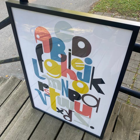 nya-ikea-ribba-tavelram-svart-30x40-cm-blocket