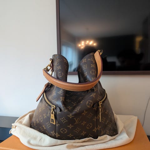 Louis Vuitton mössa one size blå ull | Blocket