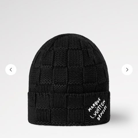 Louis Vuitton mössa one size blå ull | Blocket