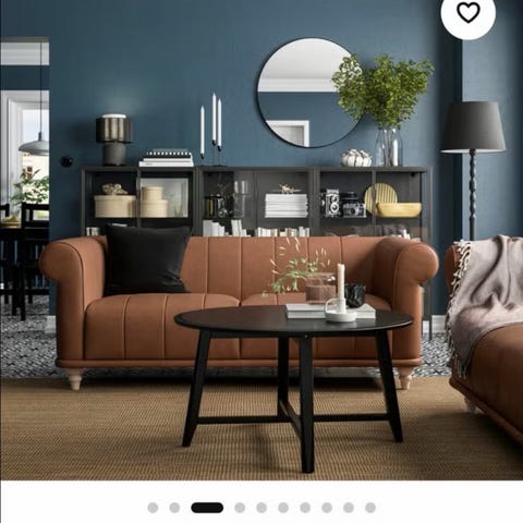 IKEA EKHOLMA 3-sitssoffa i nyskick | Blocket