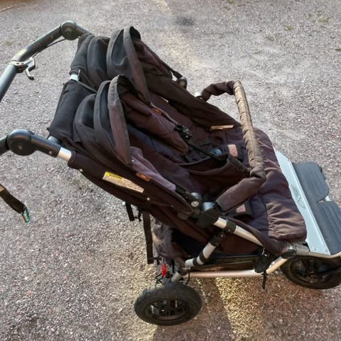 Baby Jogger City Mini dubbelvagn + liggdel | Blocket