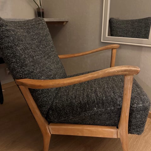 Conform fåtölj röd sammet Verner Panton | Blocket