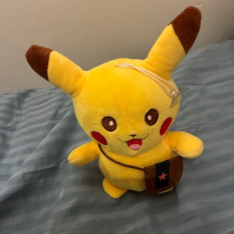 Vintage retro Pokémon Pikachu gosedjur | Blocket