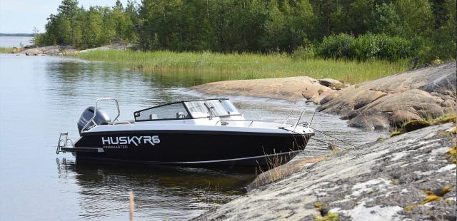 Husky R6 -23 Yamaha 150hk el reglage. 2-års fri service