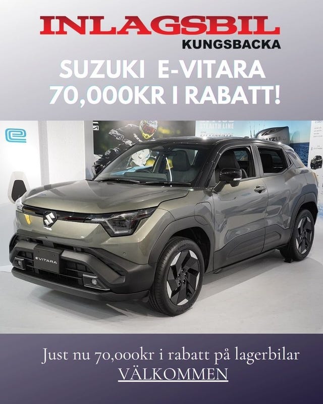 Suzuki eVitara 2026