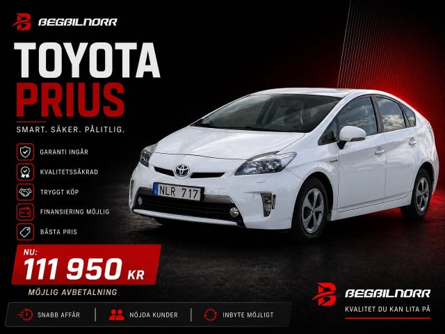 Begagnad Toyota Prius Plug-in Hybrid till salu Luleå