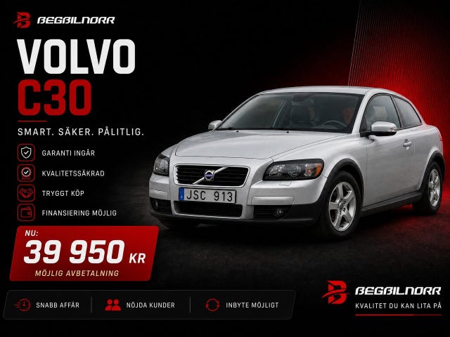 Begagnad Volvo C30 till salu Luleå