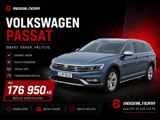 Begagnad Volkswagen Passat Alltrack till salu Luleå