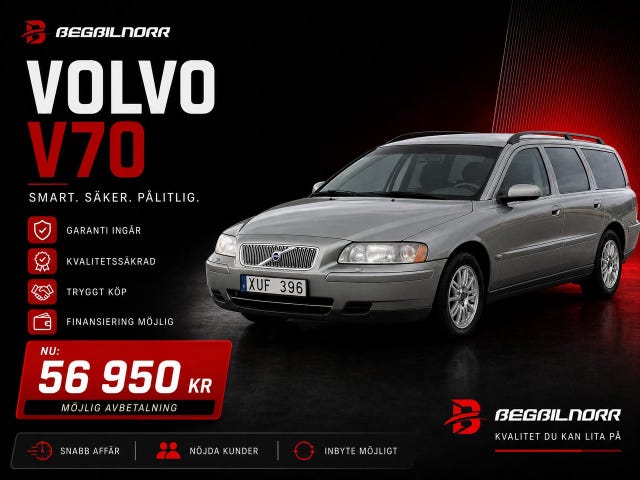 Begagnad Volvo V70 till salu Luleå