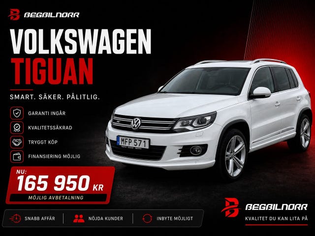 Begagnad Volkswagen Tiguan till salu Luleå