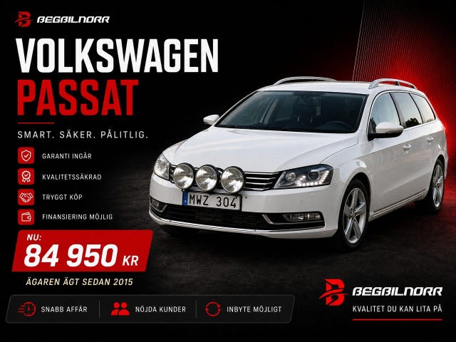 Begagnad Volkswagen Passat till salu Luleå