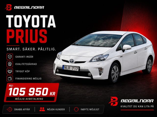 Begagnad Toyota Prius till salu Luleå
