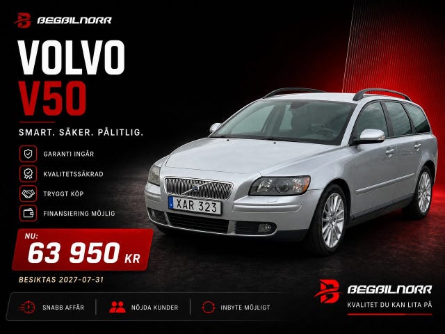 Begagnad Volvo V50 till salu Luleå