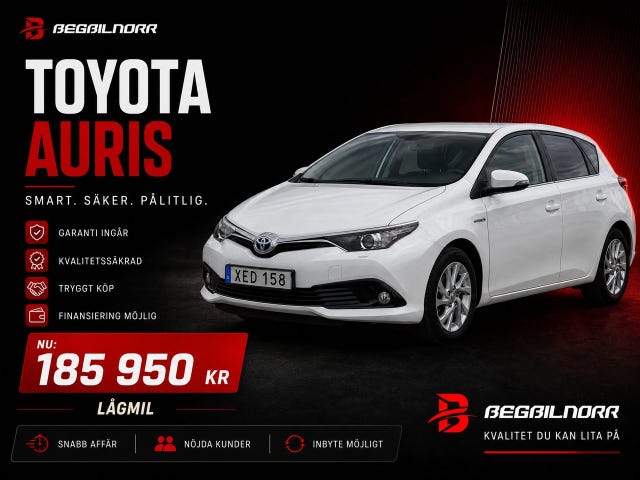 Begagnad Toyota Auris till salu Luleå