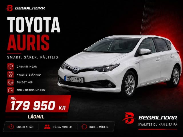 Begagnad Toyota Auris till salu Luleå