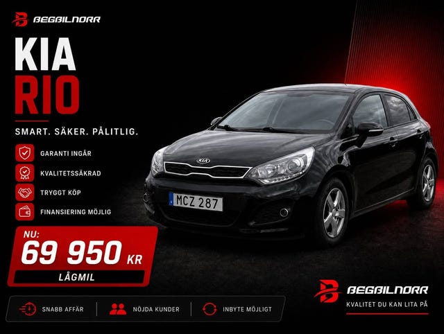 Begagnad Kia Rio till salu Luleå