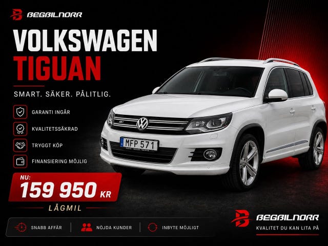 Begagnad Volkswagen Tiguan till salu Luleå