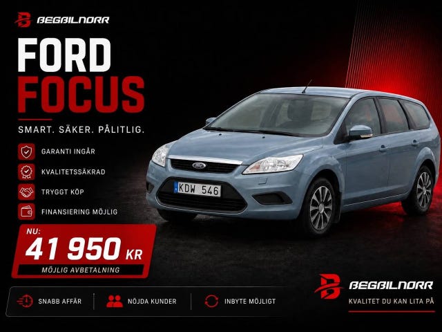 Begagnad Ford Focus till salu Luleå