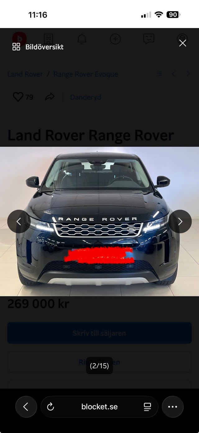 Land Rover Range Rover Evoque 2020