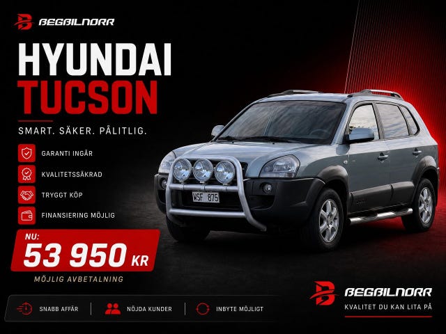 Begagnad Hyundai Tucson till salu Luleå