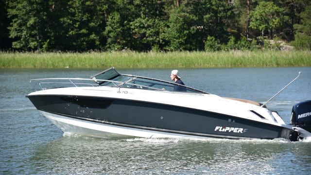 Flipper 670, Mercury 250 Verado 250hk - 2012. Bra utrustad!