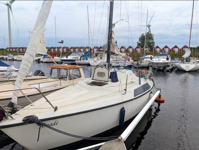 Maxi 77 med stark utombordare 8hk
