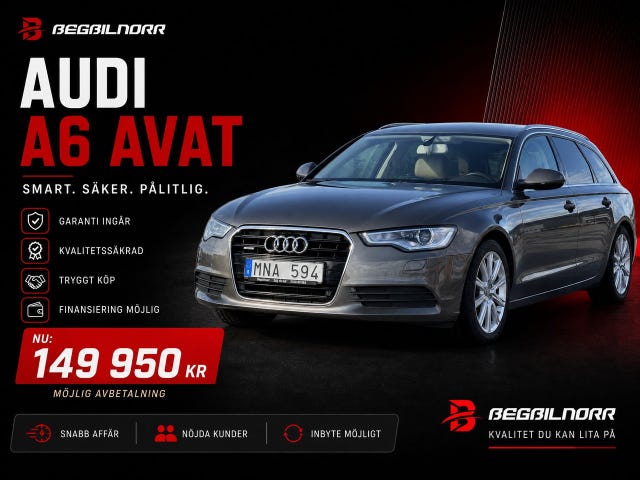 Begagnad Audi A6 till salu Luleå