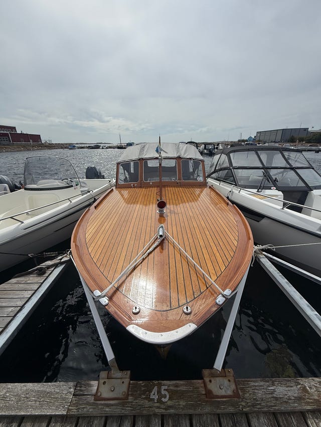 Klassisk Storebro Solö Ruff -63 med trailer