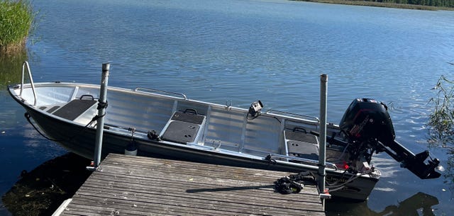 Kimple 440 Adventure 2018, Mercury 15 hk ProKicker– mycket välskött
