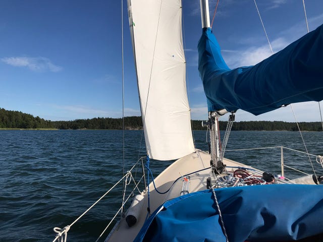Fin If segelbåt